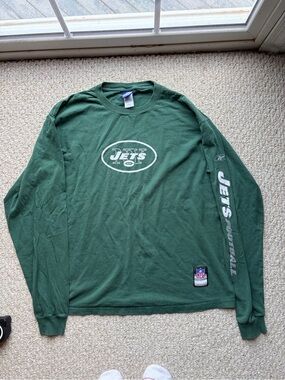 New York Mets NFL Long Sleeve Shirt Mens Large. On Field Print. Crewneck